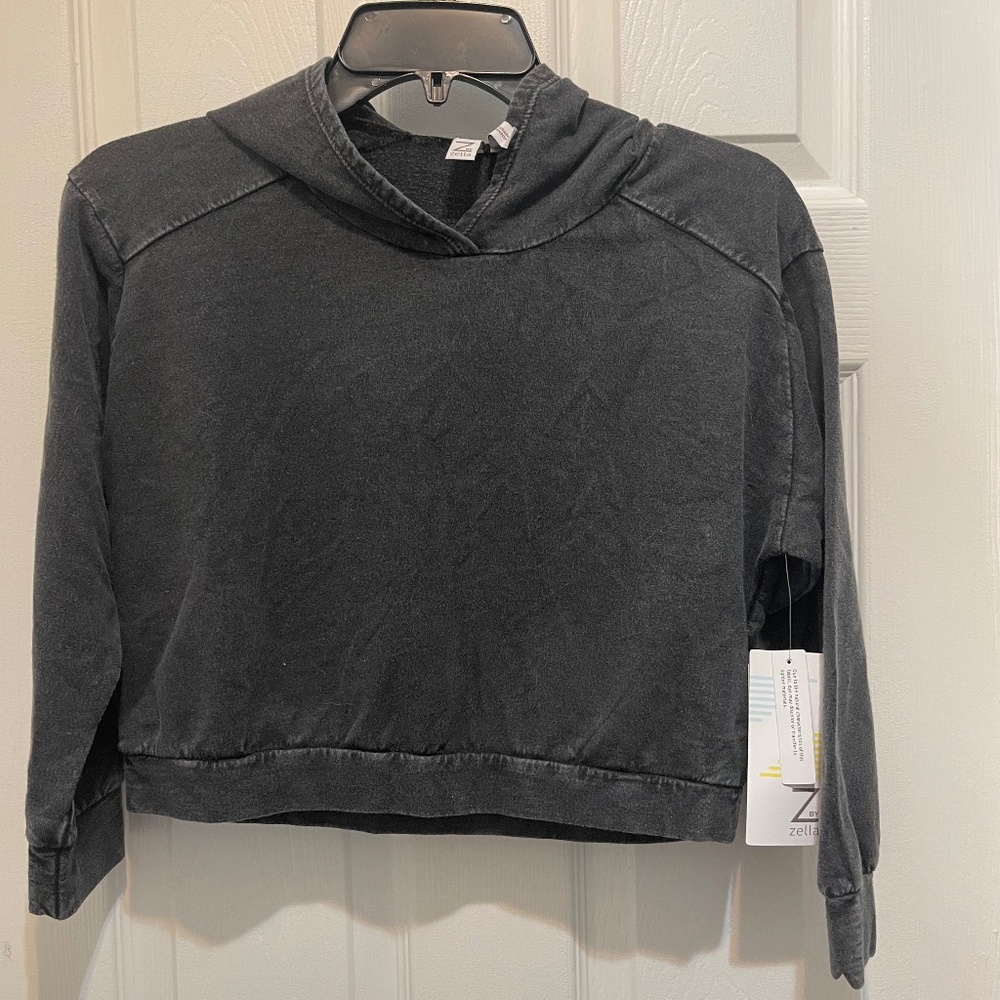 Zella Girls Gray/Black Hoodie